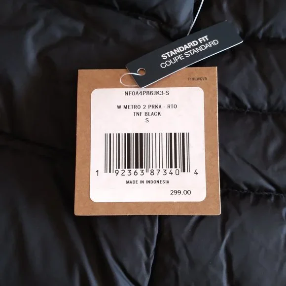 🆕 The North Face Women's Metro 2 Parka Down Long Hooded Jkt, Small, TNF Black - Picture 6 of 10